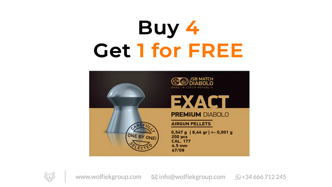 JSB Exact Premium Pellets Cal .177 buy 4 get 1 for free
