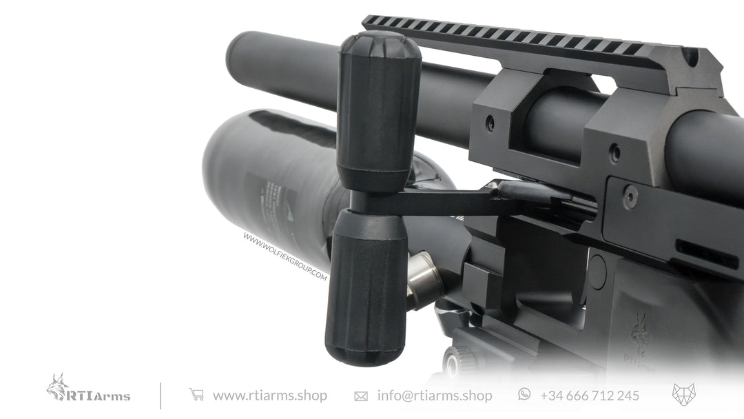 Black Bolt Hard Rubber Grips for RTI Arms